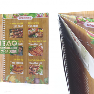 in menu nhựa giá rẻ