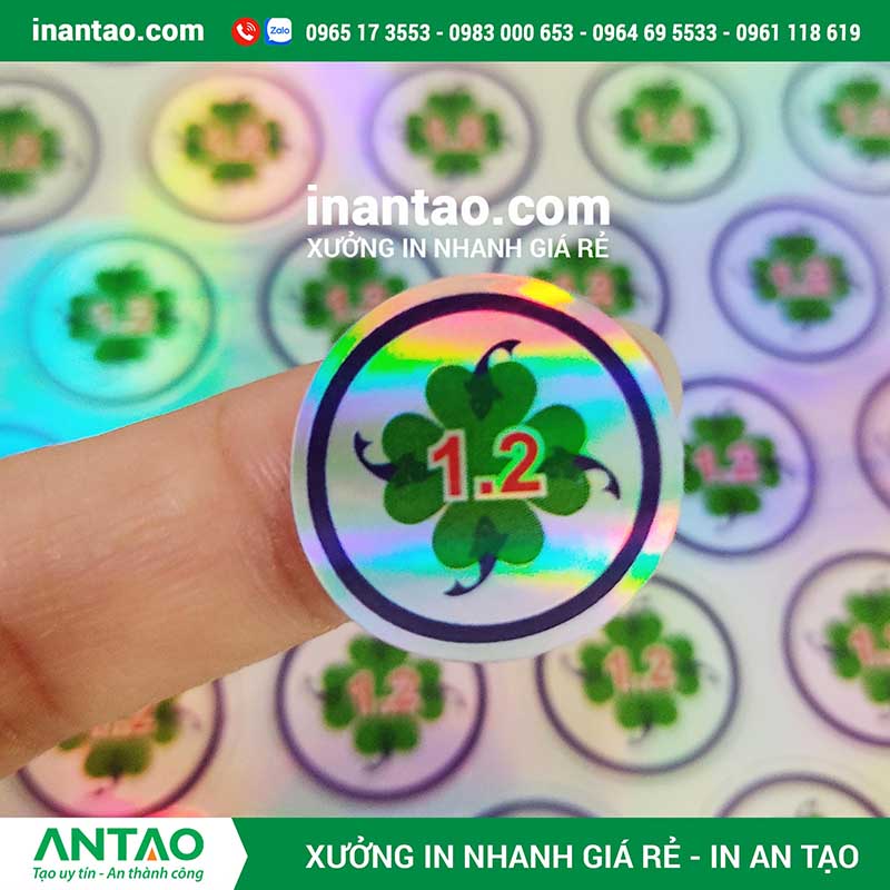 Dịch vụ in tem 7 màu lấy ngay