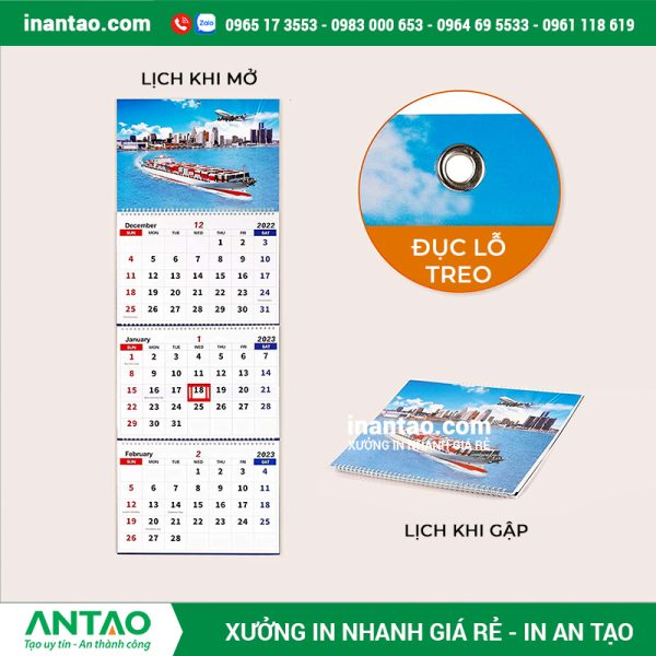 In lịch treo tường