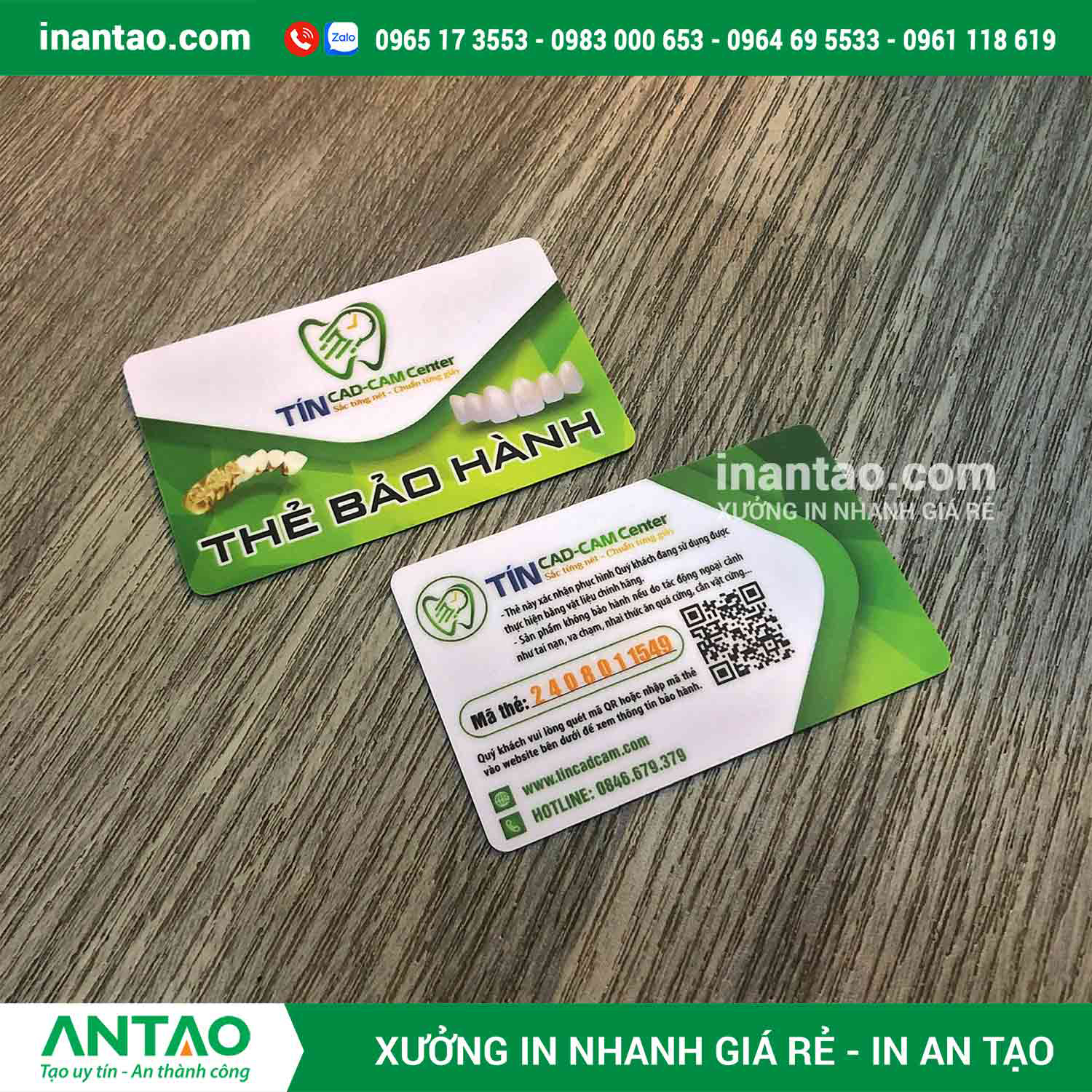 In Thẻ Nhựa Số Lượng Ít Lấy Liền Tại TP HCM Dịch vụ in thẻ nhựa số lượng ít lấy liền tại TP HCM của An Tạo, sản phẩm được đóng gói cẩn thận và sẵn sàng giao ngay trong ngày.