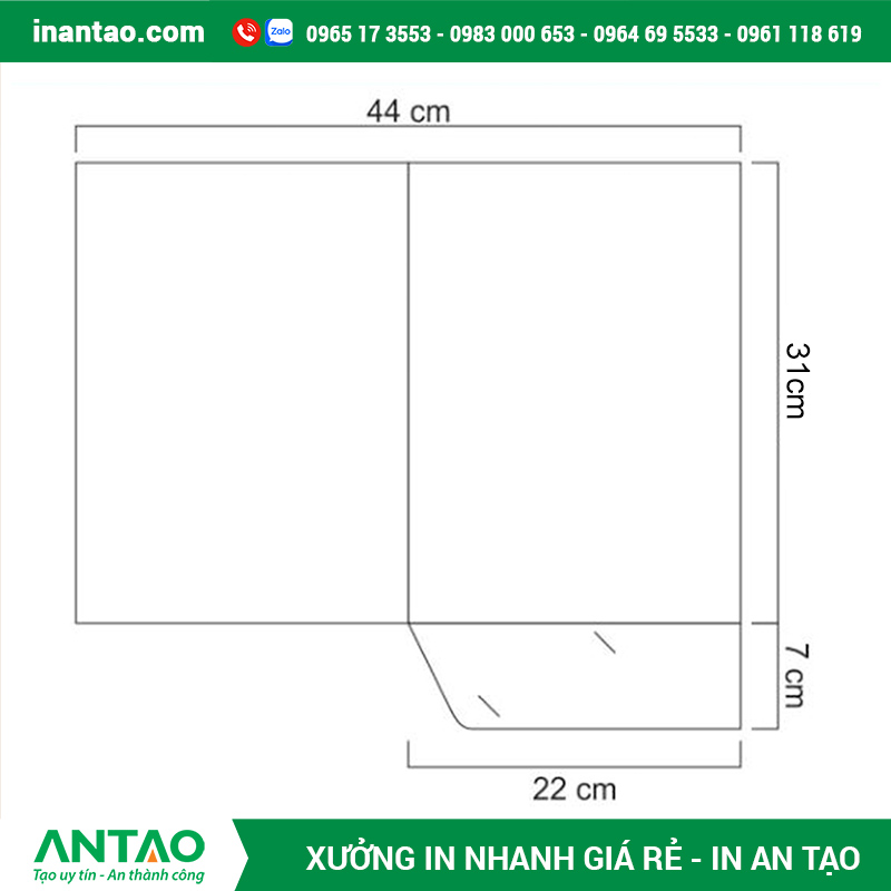 Kích thước folder bìa kẹp hồ sơ Kích thước folder bìa kẹp hồ sơ