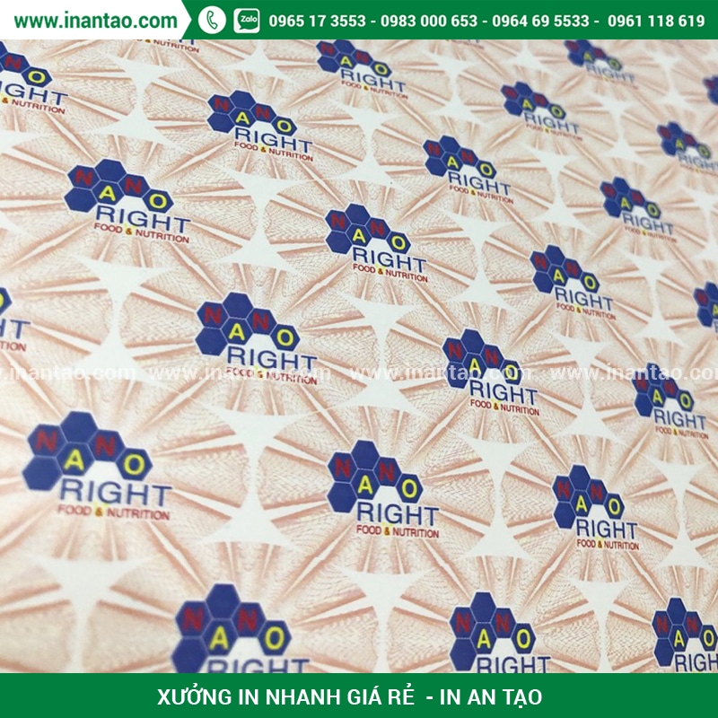xưởng in tem nhãn giá rẻ