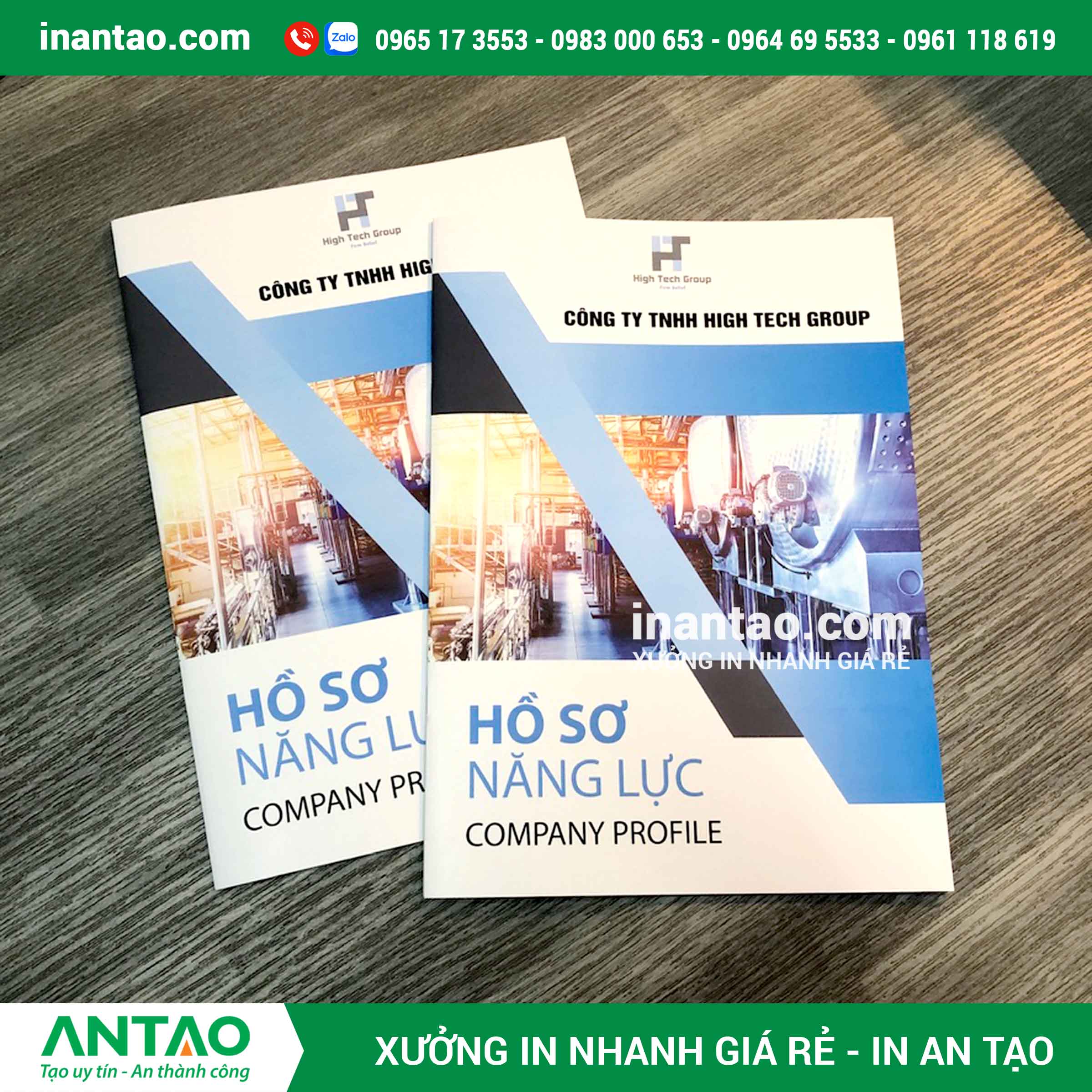 in hồ sơ năng lực