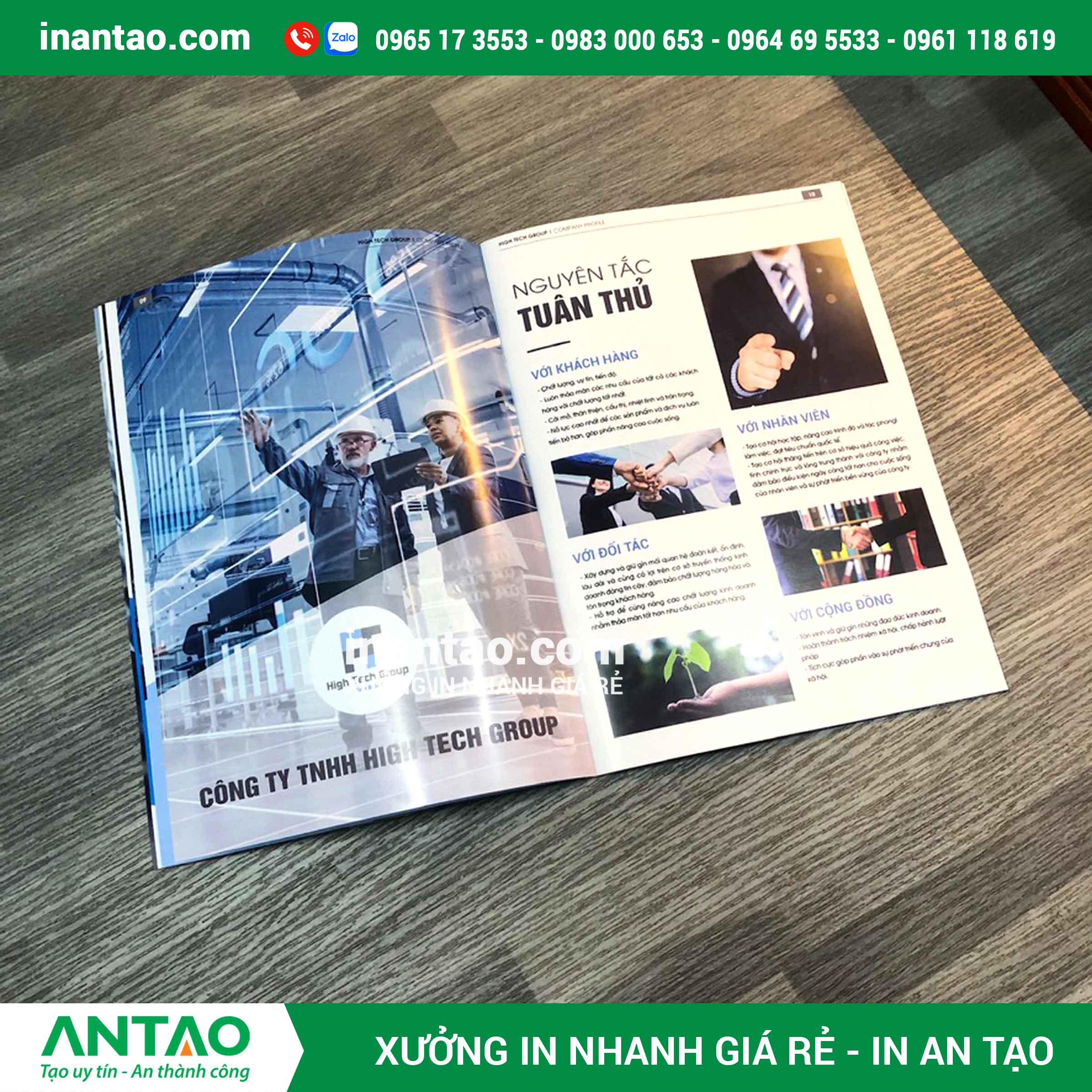 in hồ sơ năng lực