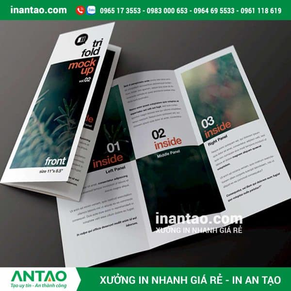 In brochure số lượng ít