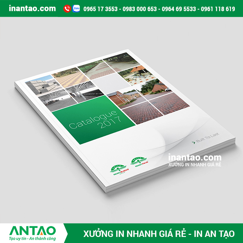 In catalogue bìa cứng ép kim logo In catalogue bìa cứng ép kim logo