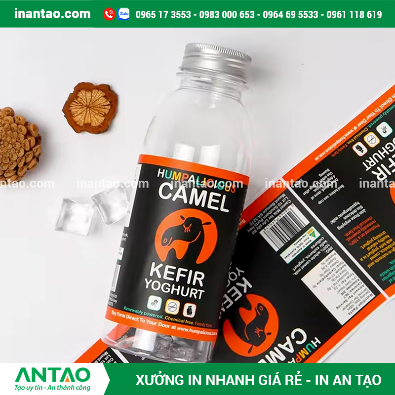 In tem decal xi bạc cho sản phẩm điện tử, cao cấp.