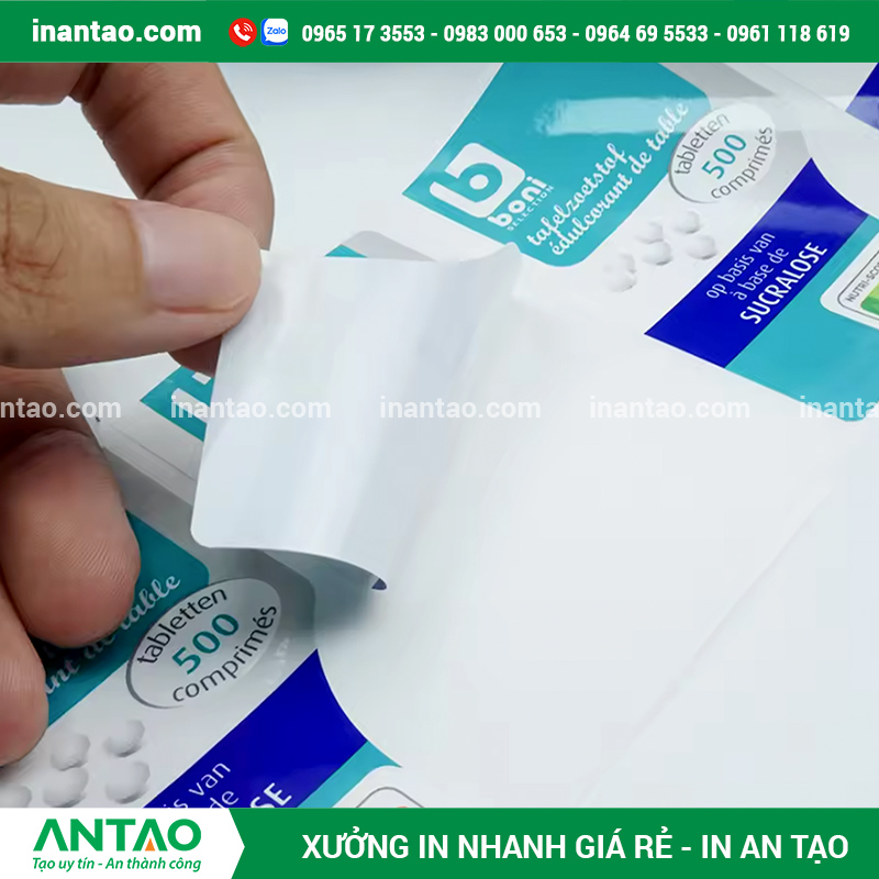 Lợi ích của việc in tem nhãn dược phẩm chuyên nghiệp giúp xây dựng uy tín thương hiệu.