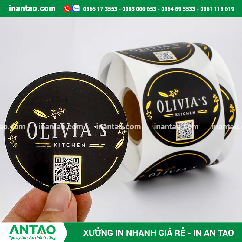  Mẫu tem nhãn sản phẩm thực phẩm được thiết kế và in ấn chuyên nghiệp, đầy đủ thông tin.