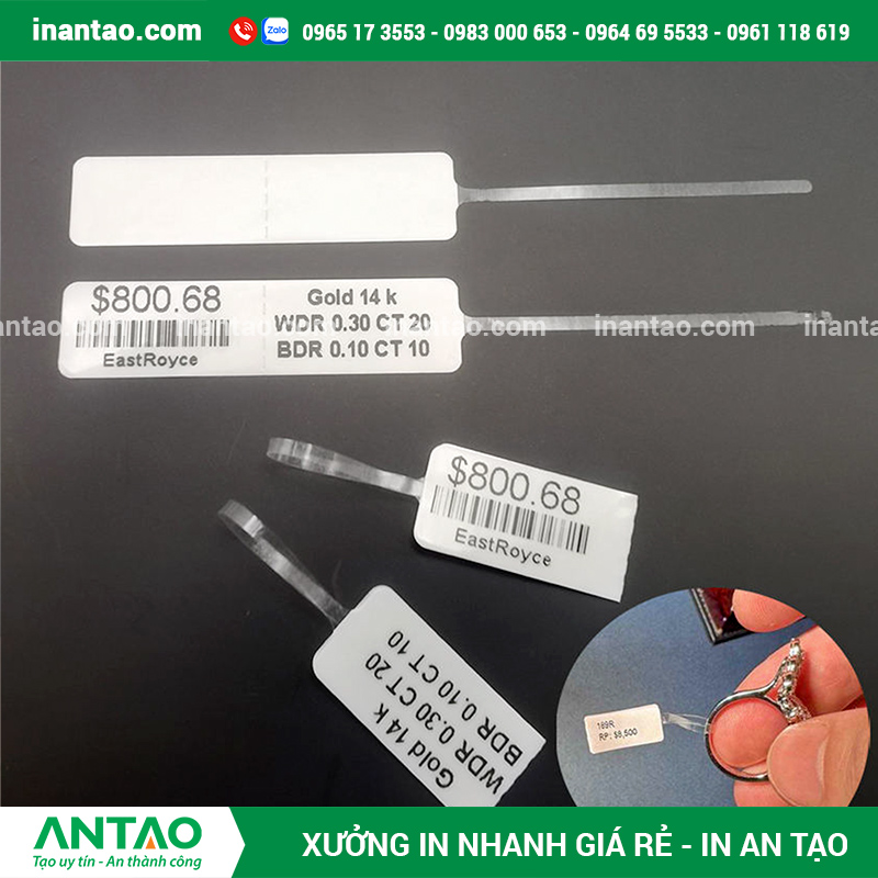 Xưởng In Tem Trang Sức An Tạo xưởng in tem trang sức An Tạo