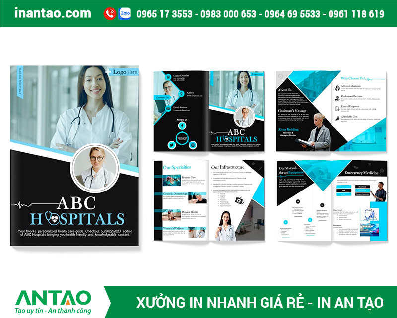 Mẫu catalogue phòng khám, bệnh viện Mẫu catalogue phòng khám, bệnh viện