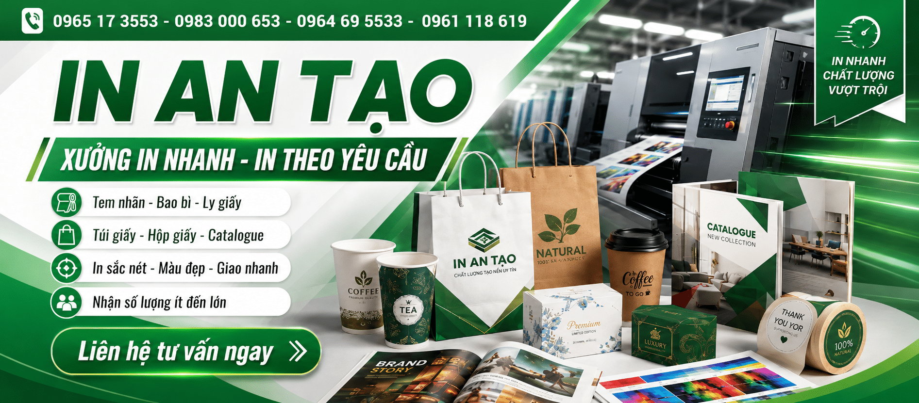 báo giá in nhanh 5 màu