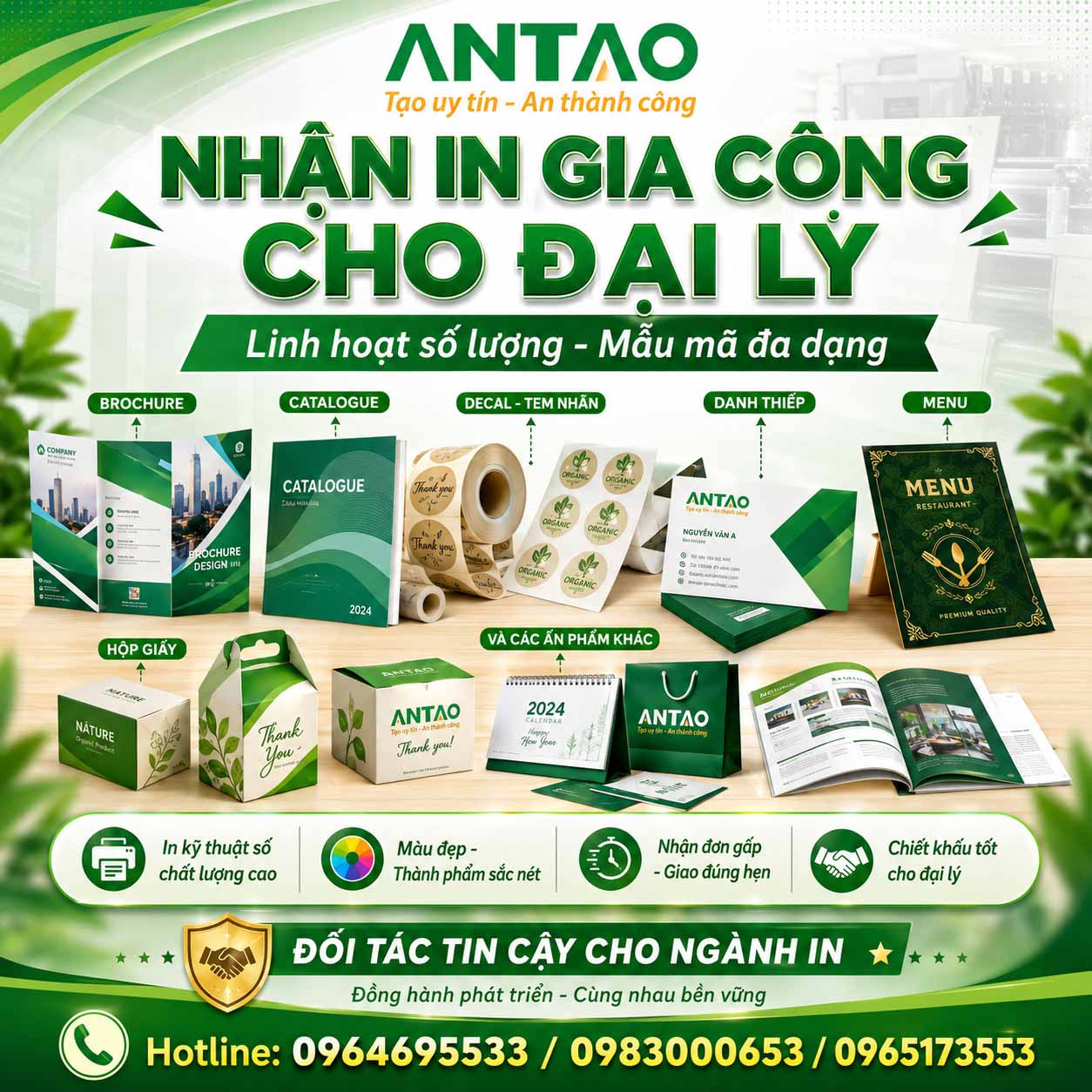 In nhanh thương mại cho đại lý In nhanh thương mại cho đại lý